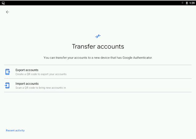 сохранение аккаунтов в google authenticator