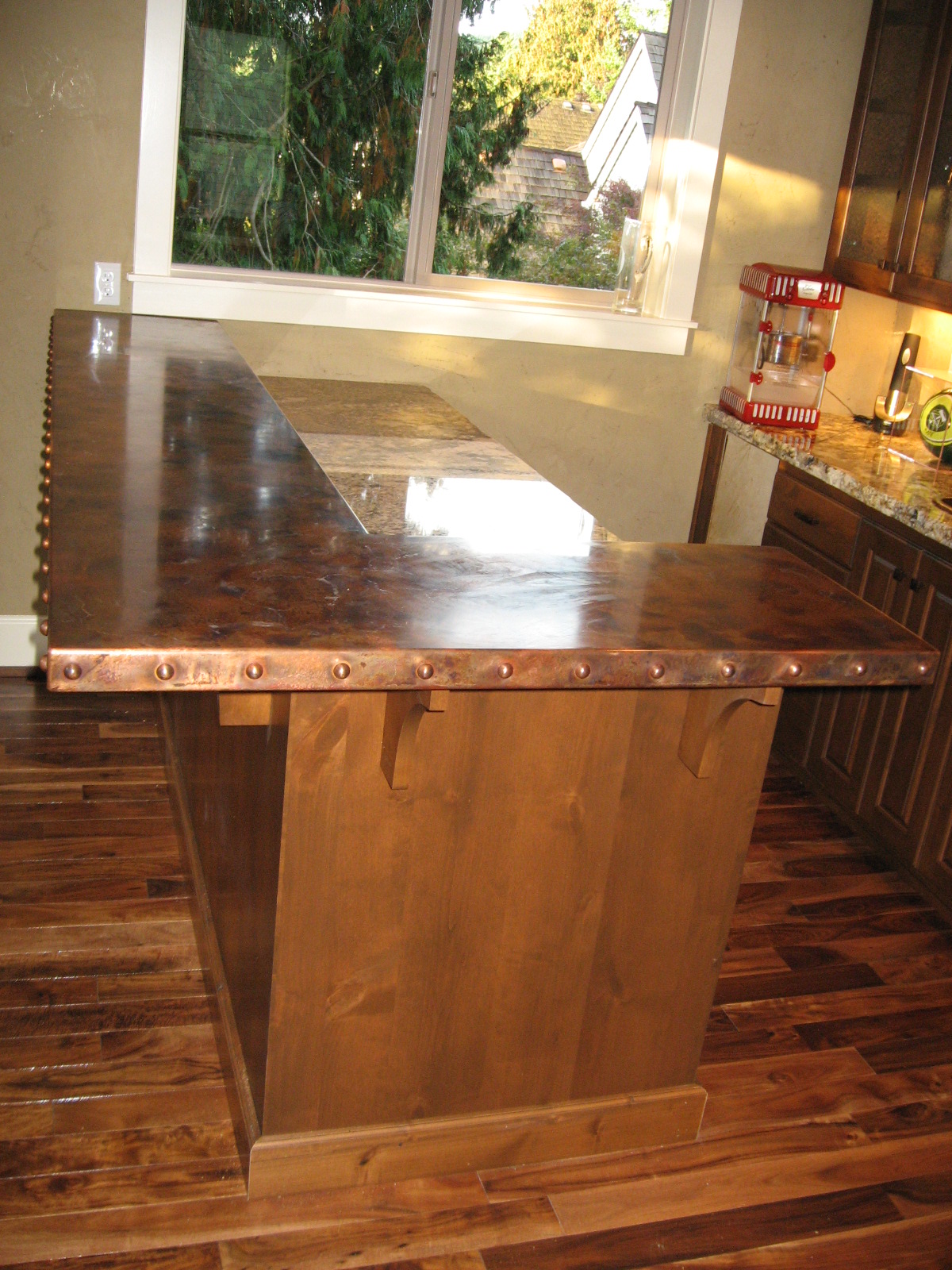 Heavy Metal Works Copper Bar Counter Top