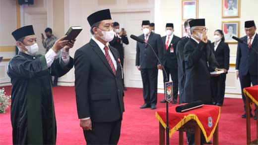 Mendagri Lantik 2 Pejabat Pimpinan Tinggi Madya Kemendagri