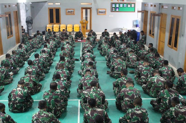 Komandan Batalyon Ranratfib 1 Marinir Gelar Acara Doa Bersama dan Syukuran