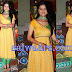 Anjali Abrol in yellow Banarasi Salwar Kameez