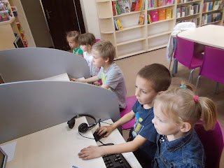 Informatyka, zajęcia dla dzieci, nauka, zabawa, komputer, biblioteka, WiMBP Bydgoszcz, Bocianowo