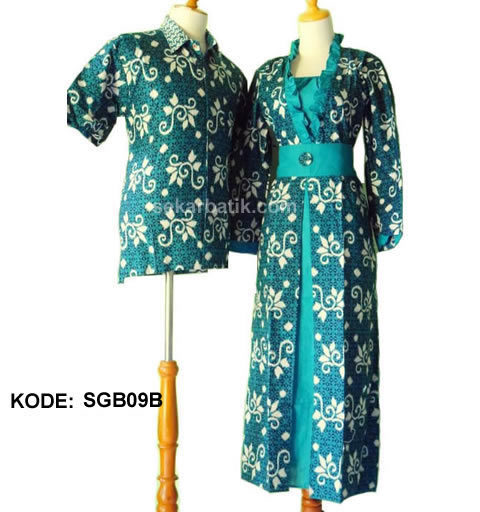  Gamis  Batik  Sarimbit Keluarga Muslim Modern Model  Terbaru  