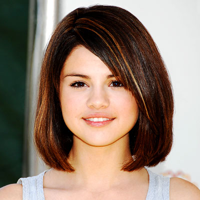 selena gomez bob hairstyles