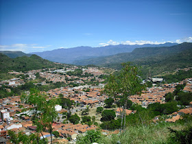 San Gil from the hilltops