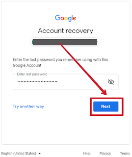 Gmail user password