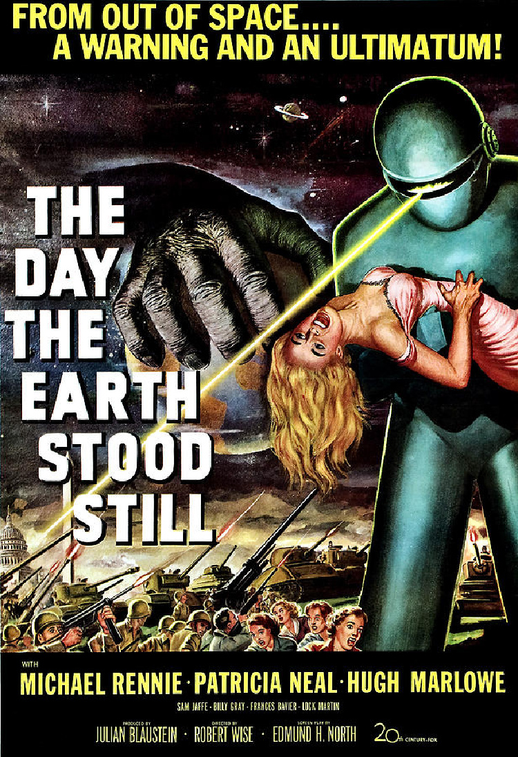 A Vintage Nerd, Vintage Blog, Classic Film Blog, Old Hollywood Blog, Classic Sci-Fi-fi Movies , The Day the Earth Stood Still