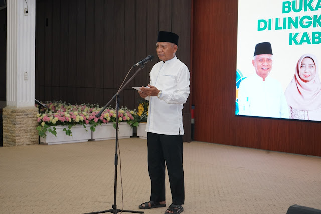 Bupati Ikuti Buka Puasa Bersama yang Digelar Bertepatan Hari Lahirnya Kabupaten Asahan ke-78