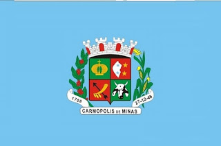 Bandeira de Carmópolis de Minas MG