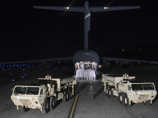 US Forces in Korea as they continue progress in fulfilling the South Korea-US alliance decision to install a Terminal High Altitude Area Defense, or THAAD, on the Korean Peninsula.