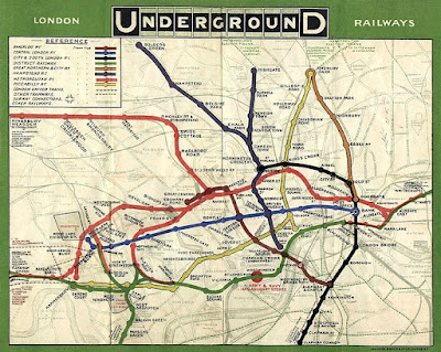 1908 tube map