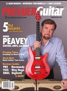 Premier Guitar - January 2009 | ISSN 1945-0788 | TRUE PDF | Mensile | Professionisti | Musica | Chitarra
Premier Guitar is an American multimedia guitar company devoted to guitarists. Founded in 2007, it is based in Marion, Iowa, and has an editorial staff composed of experienced musicians. Content includes instructional material, guitar gear reviews, and guitar news. The magazine  includes multimedia such as instructional videos and podcasts. The magazine also has a service, where guitarists can search for, buy, and sell guitar equipment.
Premier Guitar is the most read magazine on this topic worldwide.