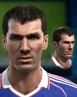 Zinedine Zidane Face PES 2013 by Agiga