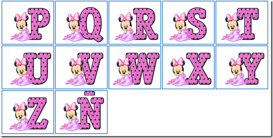 Minnie Mouse Gratis Abecedario Para Imprimir Busco Imagenes