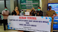 MKKS SMA Kota Bekasi Berikan APD ke RSUD