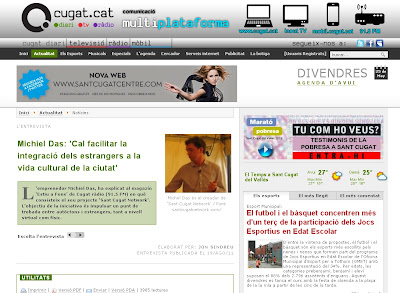 Michiel Das on Radio Sant Cugat (19.08.2011)