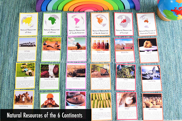 Natural Resources of the World Montessori-Inspired