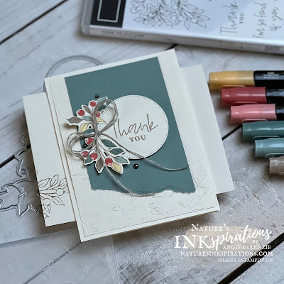 Fond of Autumn thank you card (supplies) | Nature's INKsprirations by Angie McKenzie