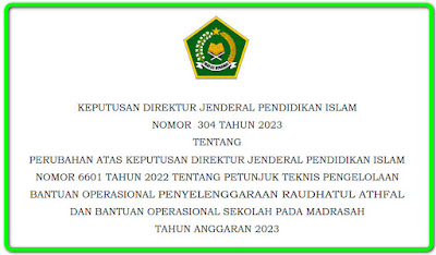 Juknis PengelolaanBOS Madrasah dan Juknis BOP RA tahun 2023