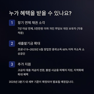 소상공인 빚 탕감 정책