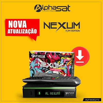 ALPHASAT NEXUM NOVA ATUALIZAÇÃO V12.04.03.S75 03/04/2020