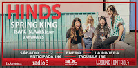 Concierto de Hinds, Waywaves, Spring King e Isaac en La Riviera