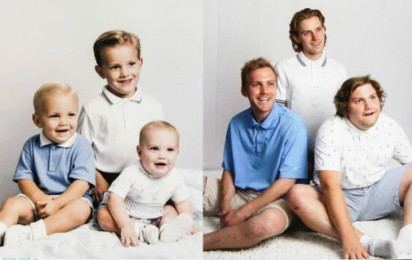 old family photos recreated