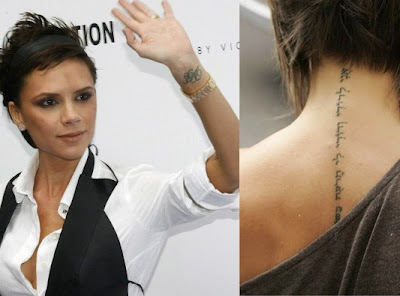 Victoria Beckham Tattoos fashion trend
