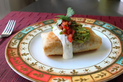 Chicken & Mushroom Chimichanga – A Thingamajig of Beauty