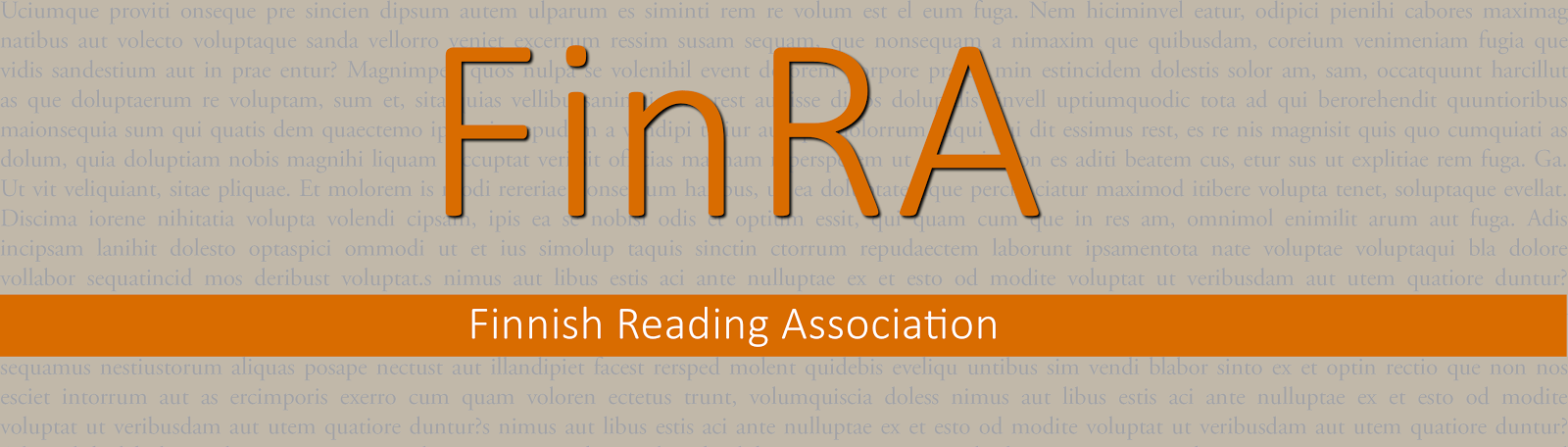 FinRA - Finnish Reading Association