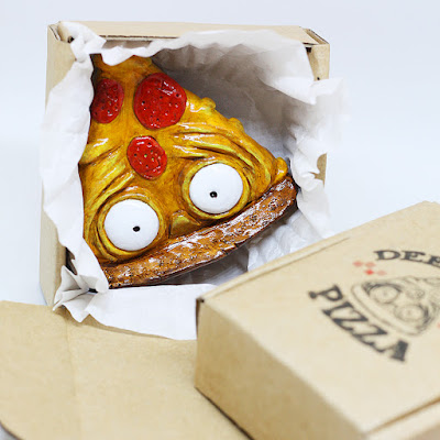 San Diego Comic-Con 2022 Exclusive The Deep Sht Pizza Resin Figure by Furry Feline Creatives