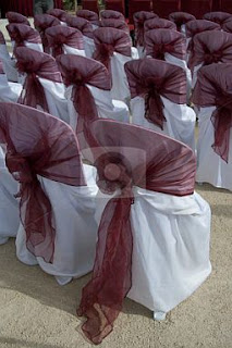 Decorated Wedding Chairs Ties
