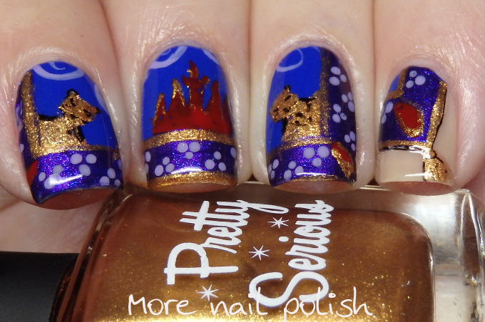 Aladdin Nail Art. Aladdin, Jasmine, Genie, magic lamp, and blue glitter  nails. Walt Disney World trip nails | Blue glitter nails, Disney nails,  Nails