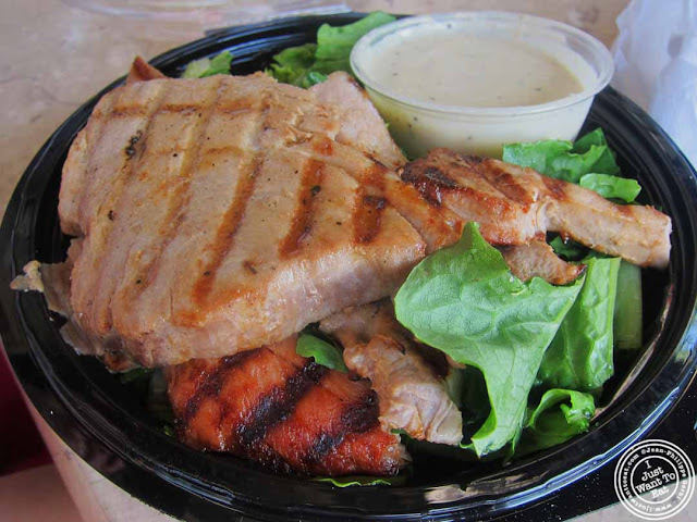 image of Salad with fresh tuna at Nassau street seafood and produce Co in Princeton, NJ