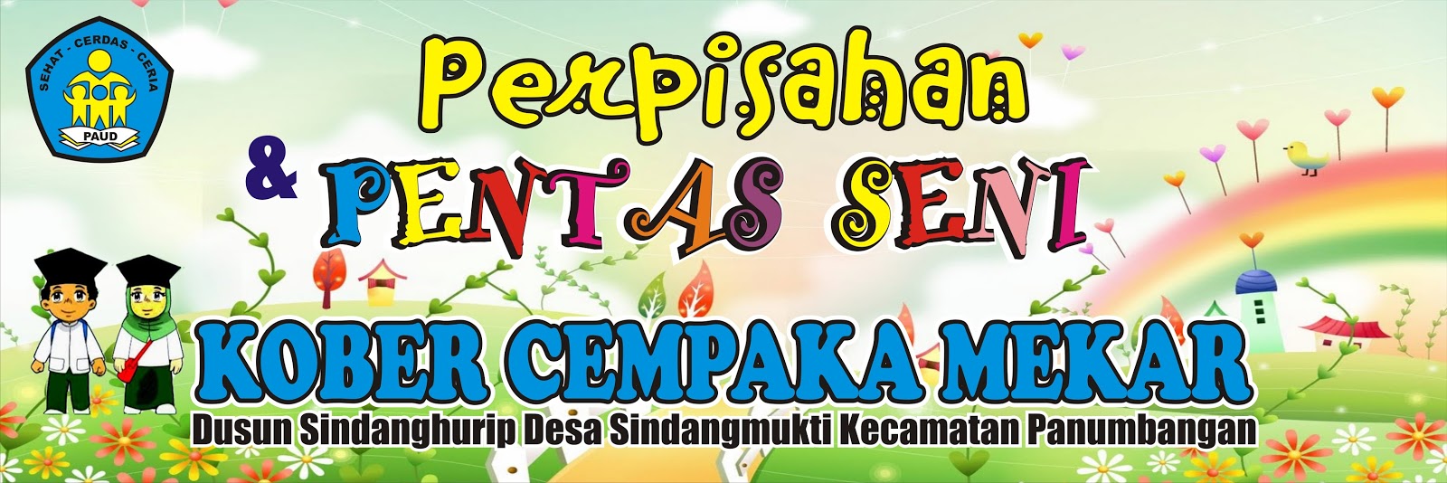 Contoh Spanduk Perpisahan Sekolah.cdr  KARYAKU