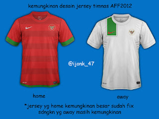Jersey Timnas Indonesia AFF 2012