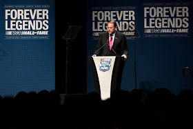 Winston Kelley, Executive Director of the NASCAR Hall of Fame, speaks prior to the NASCAR Hall of Fame Class of 2017 Induction Ceremony at NASCAR Hall of Fame on January 20, 2017 in Charlotte, North Carolina. 