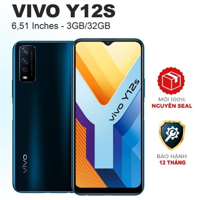 [ beuadinhvanrau ] Điện thoại VIVO Y12S 6.51" (3GB/32GB) Chính hãng mới 100% Có Tiếng Việt - 1 Đổi 1 - Bảo Hành 1 Năm MNO152
