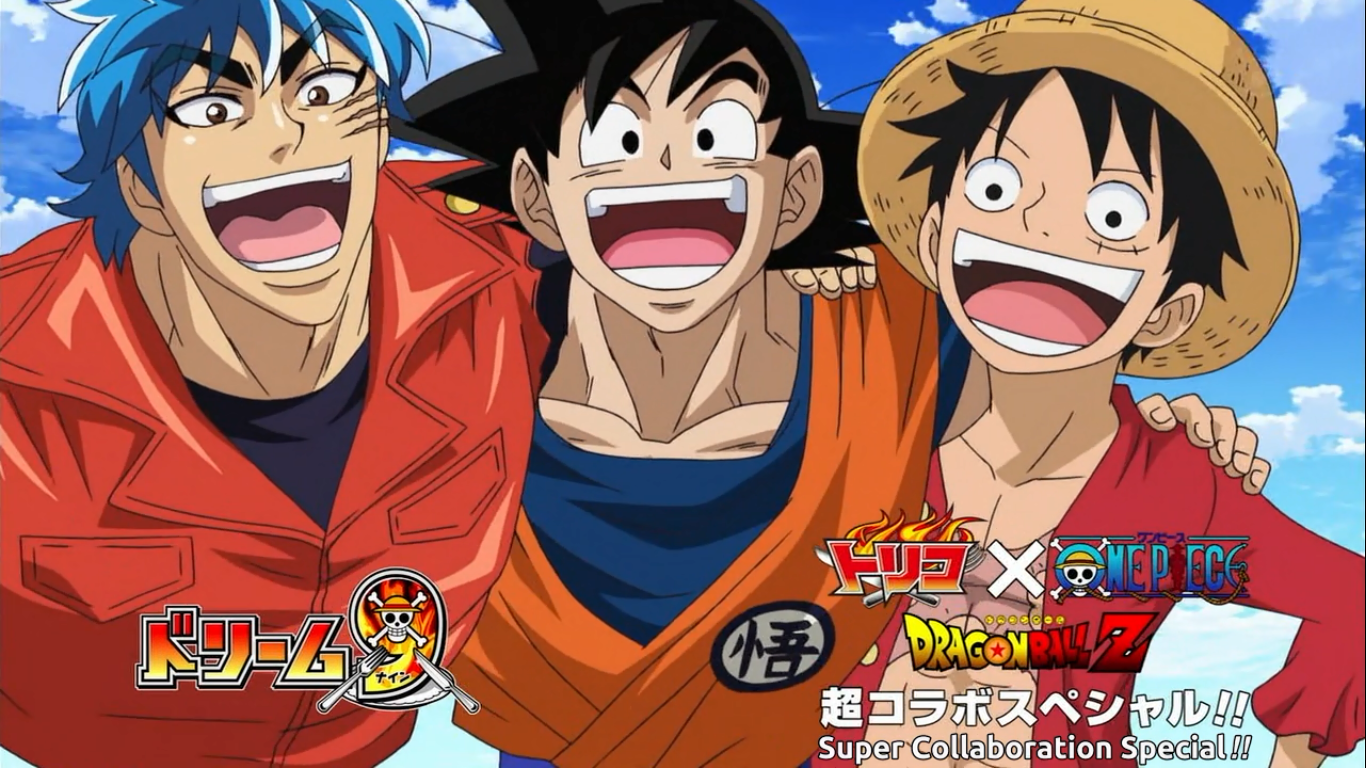 Toriko X Dragon Ball X One Piece Super Crossover Download Goku O Guerreiro Lendario O Melhor De Dragon Ball E Aqui