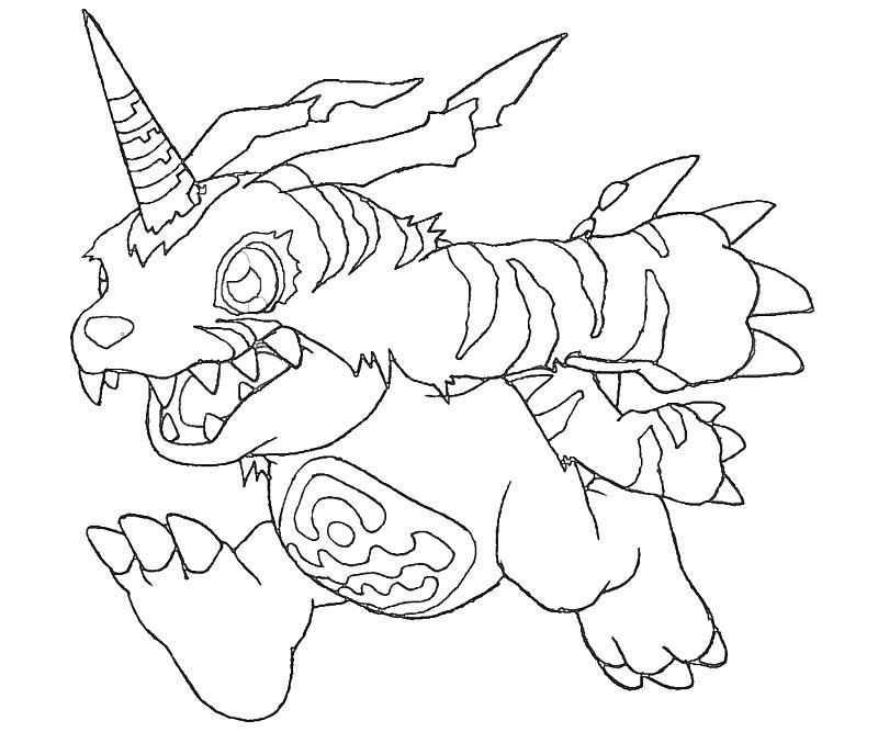 printable-gabumon-profil_coloring-pages-2