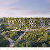 전면적인 녹색 외관을 갖춘 주거 프로젝트 VIDEO: KWK promes plans residential project 'aura' with a sweeping green facade