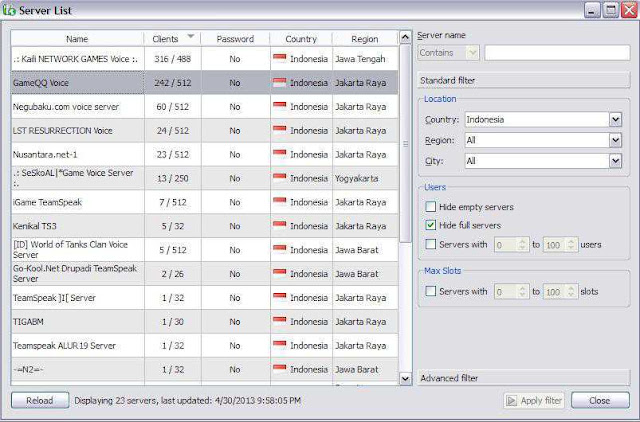 Tips dan trik, War dengan menggunakan Team speake, software team speake, team speake pb, team speak untuk pb, bermain point blank menggunakan team speake, tutorial menggunakan team speake