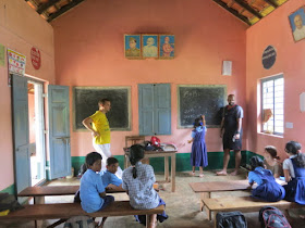Teaching mathematics to kids in a village school