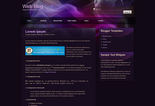 Blogger Templates Free WebBlog