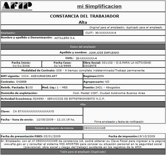 Trabajo en blanco AFIP - Administraci n Federal de