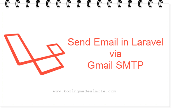 send email laravel gmail smtp server