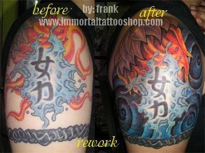 coverup tattoo done by frank in immortal tattoo shop tiendesitas