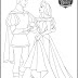 Princess Aurora and Prince Philip Coloring Pages