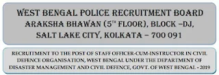 WBPRB Staff Officer cum Instructor Previous Question Papers and Syllabus