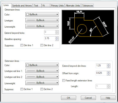 cara Setting dimensi pada Autocad